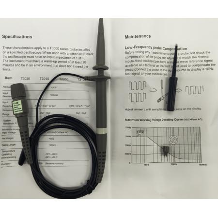 High-Voltage x100 Probe (T3100) Test Accessories